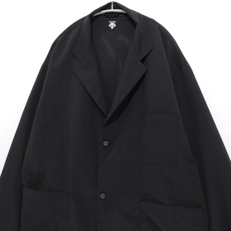 DESCENTE SCHEMATECH AIR Lightweight Mesh Jacket Black Size L