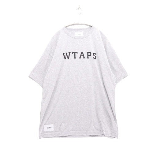 WTAPS 25SS Academy Logo T-Shirt Ash Gray Size 02