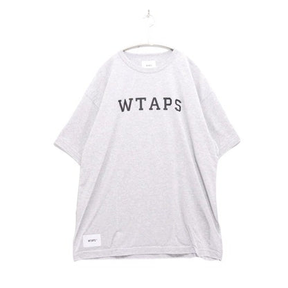 WTAPS 25SS Academy Logo T-Shirt Ash Gray Size 02
