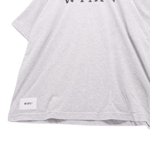 WTAPS 25SS Academy Logo T-Shirt Ash Gray Size 02