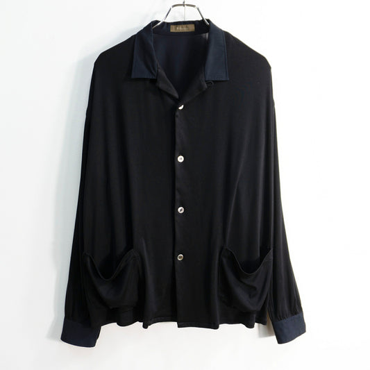 Y's for men 90s Archive Fabric-Paneled Shirt Jacket