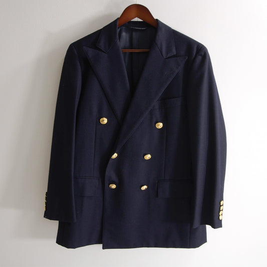 POLO RALPH LAUREN Double Breasted Navy Blazer Size 170
