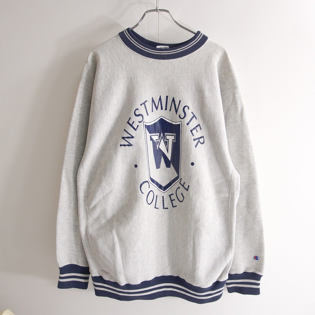 CHAMPION 90s Reverse Weave 3-Tier Print USA Made Sweatshirt Size XL