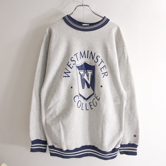 CHAMPION 90s Reverse Weave 3-Tier Print USA Made Sweatshirt Size XL