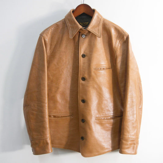 BOOTLEGGERS Horsehide Leather Brakeman Car Coat Size 40