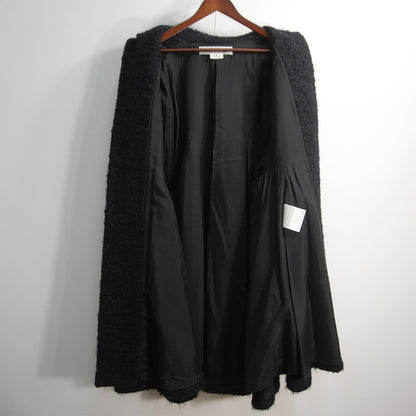 COMME des GARCONS Round Collar Tweed Wool Mohair Coat Size M