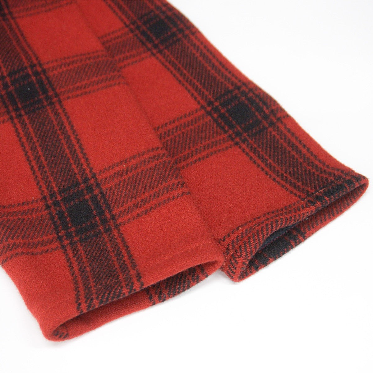WAREHOUSE Melton Half-Zip Check Jacket Size 40
