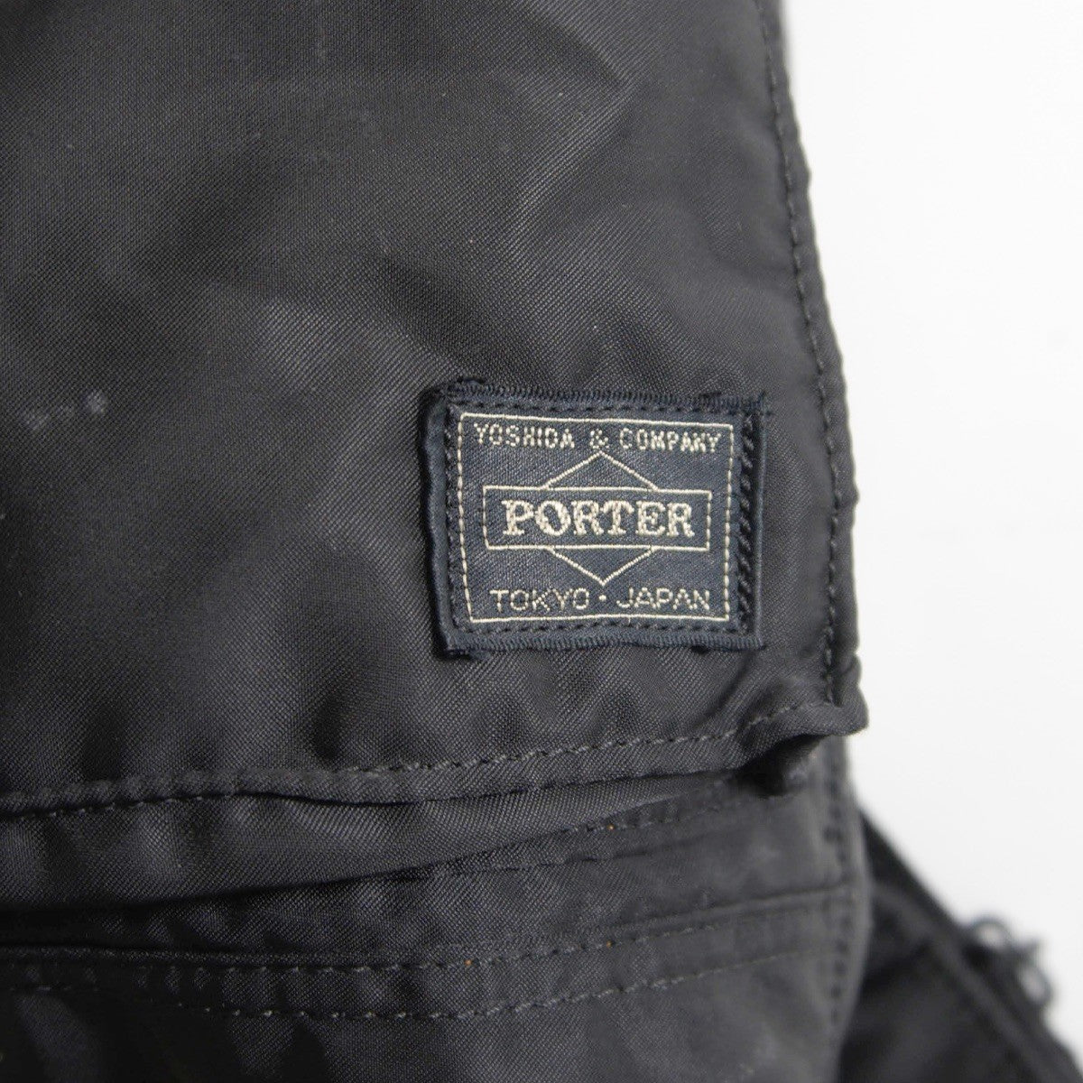 PORTER TANKER Nylon Backpack Black