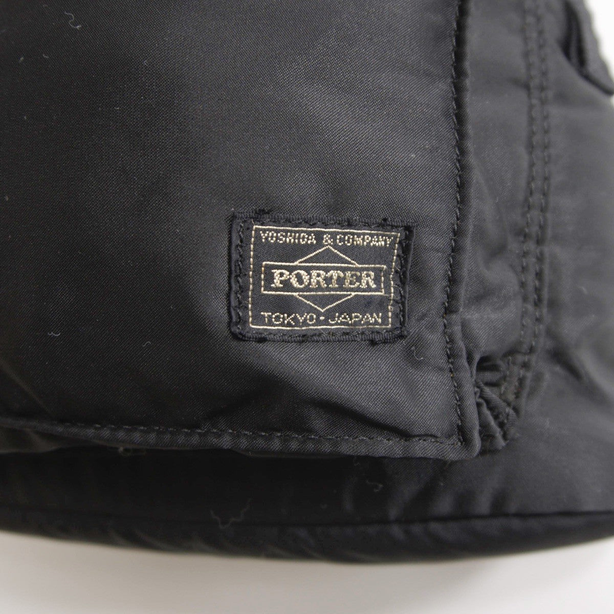 PORTER TANKER Nylon Backpack Black