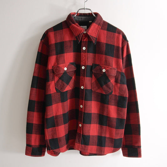 THE FLAT HEAD Gusseted Flannel Check Shirt Size 42