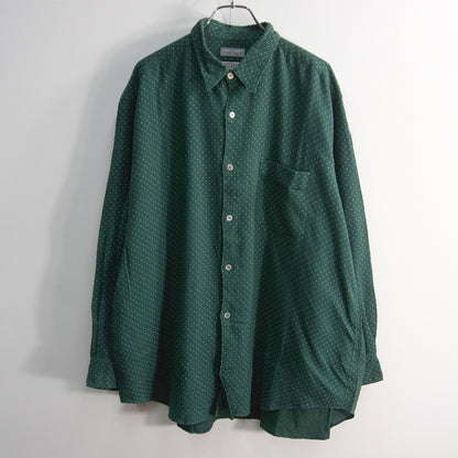 COMME des GARCONS HOMME 80s Wool Cotton Dot Shirt