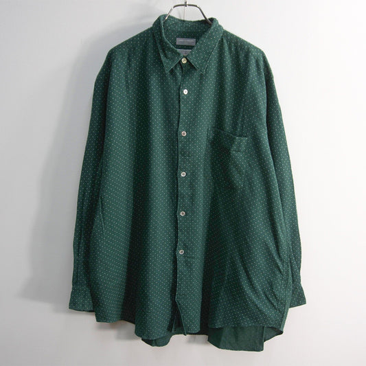 COMME des GARCONS HOMME 80s Wool Cotton Dot Shirt