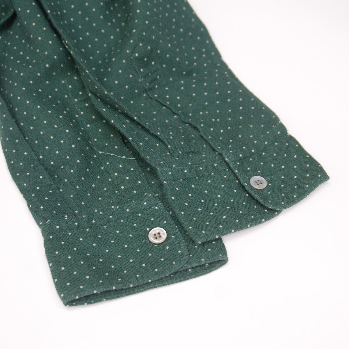 COMME des GARCONS HOMME 80s Wool Cotton Dot Shirt