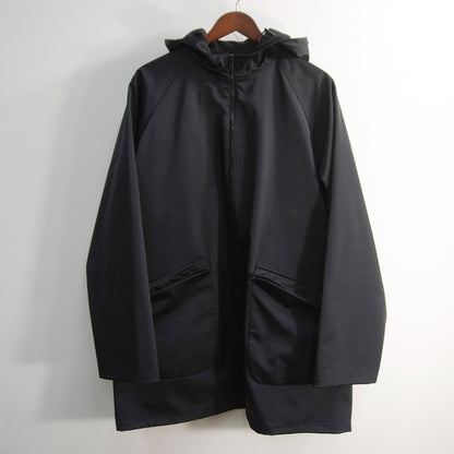 GIORGIO ARMANI 90s Archive Hooded Coat Black Size 50