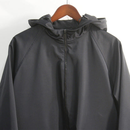 GIORGIO ARMANI 90s Archive Hooded Coat Black Size 50