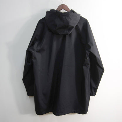 GIORGIO ARMANI 90s Archive Hooded Coat Black Size 50