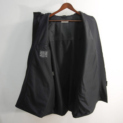 GIORGIO ARMANI 90s Archive Hooded Coat Black Size 50