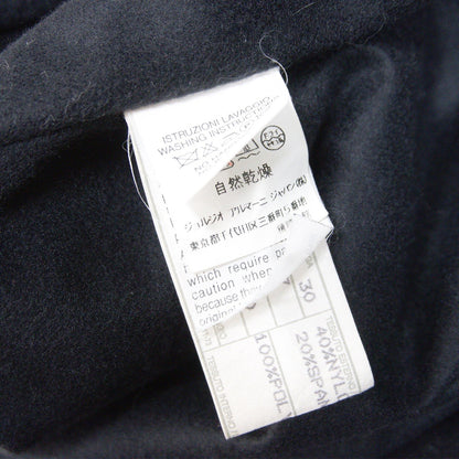 GIORGIO ARMANI 90s Archive Hooded Coat Black Size 50