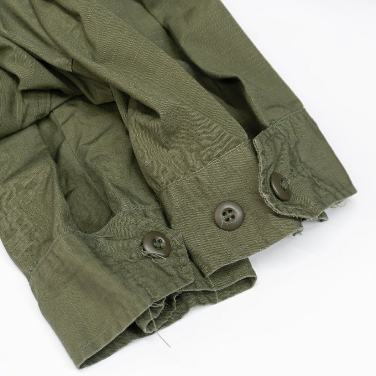 US ARMY 70s Ripstop Jungle Fatigue Jacket Size X-LARGE