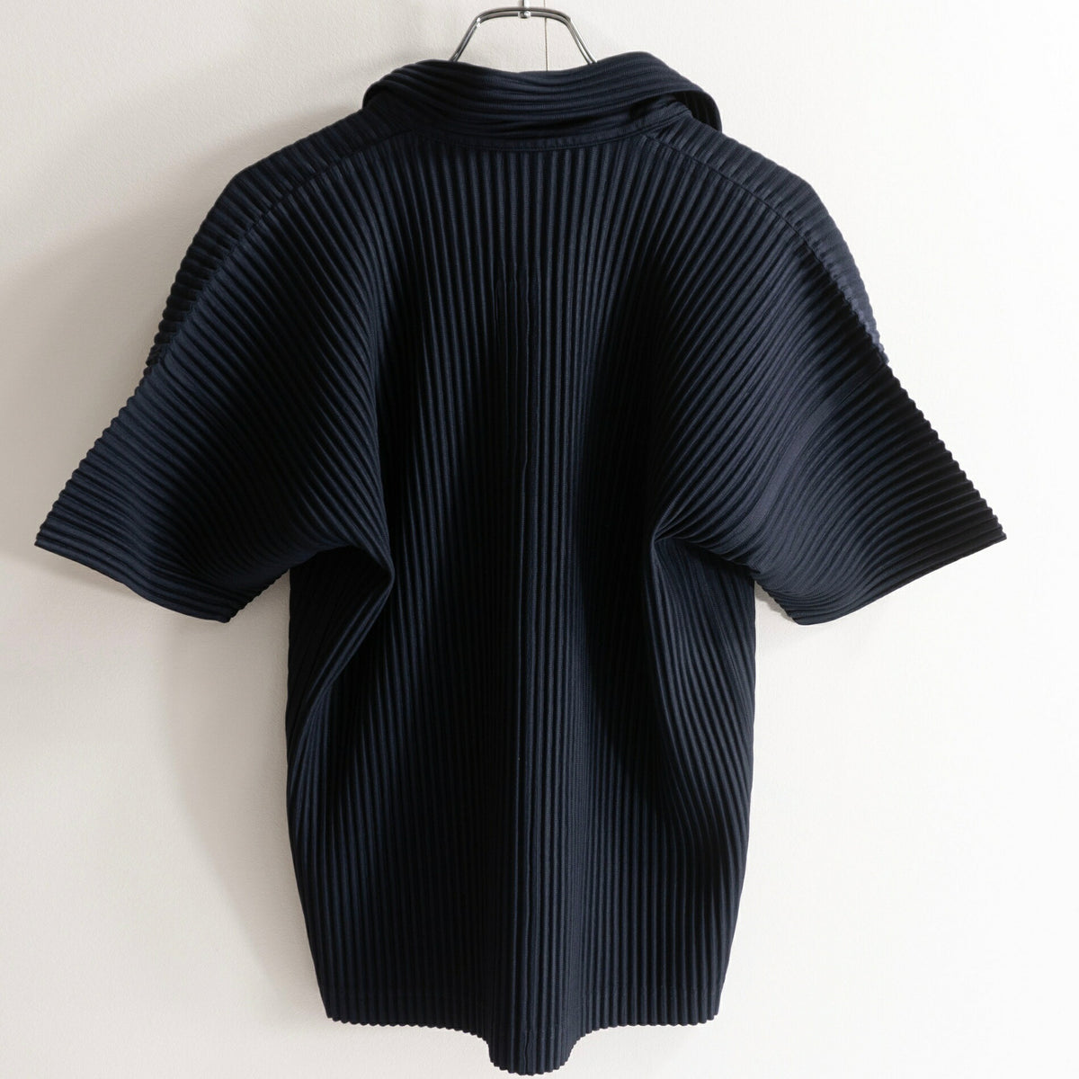 HOMME PLISSE ISSEY MIYAKE Pleated Polo Black Size 2