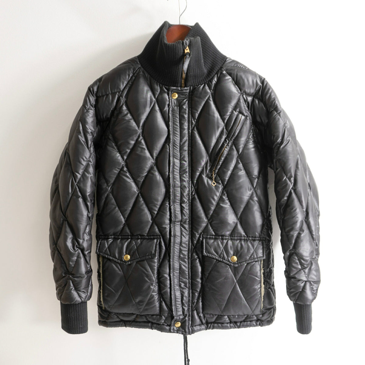 westride Quilted Racing Down Jacket Black Size S