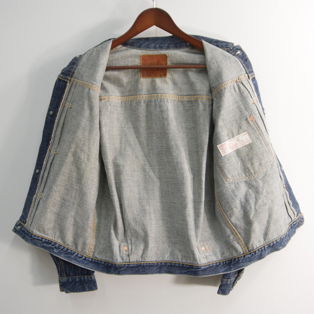 EVISU Lot.1213 1st Type War Model Denim Jacket Size 40