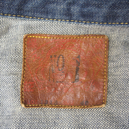 EVISU Lot.1213 1st Type War Model Denim Jacket Size 40