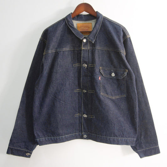 LEVI'S 506XX Big E Valencia Denim Jacket Dark Wash Size 48