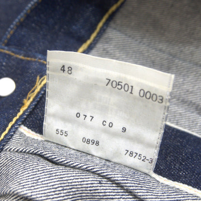 LEVI'S 506XX Big E Valencia Denim Jacket Dark Wash Size 48