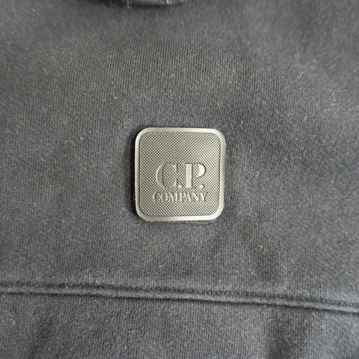 C.P.COMPANY Diagonal Raised Fleece Collar Sweatshirt Size L