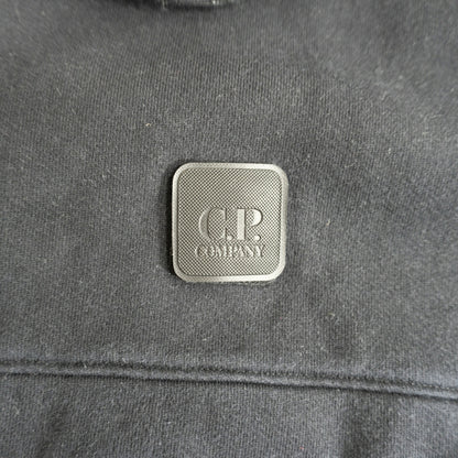 C.P.COMPANY Diagonal Raised Fleece Collar Sweatshirt Size L