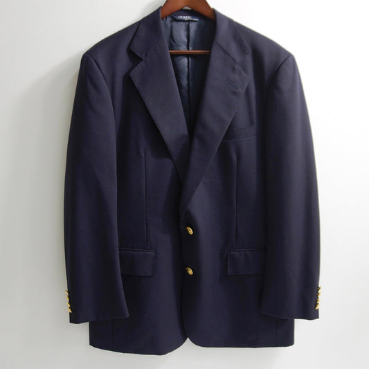 POLO RALPH LAUREN Navy Tailored Ivy Look Blazer Size 185