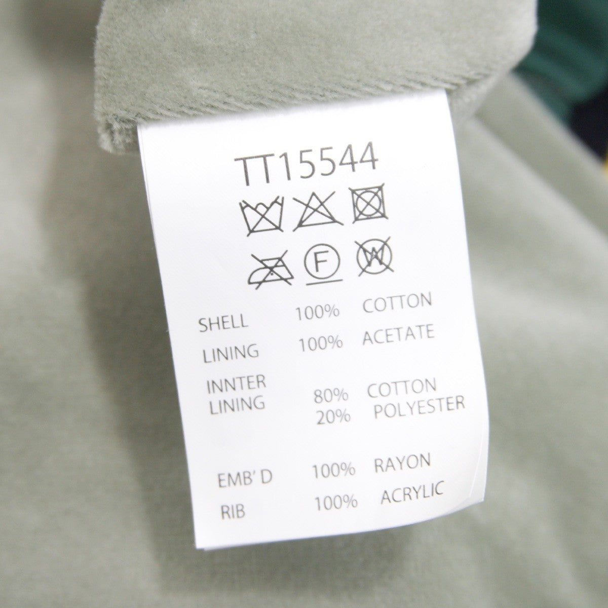 TAILOR TOYO TT15544 Reversible Jacket Embroidered Size XL