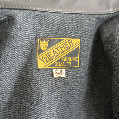 WAIPER Y'2 Leather Horsehide WWII T-Back Jacket Size 48
