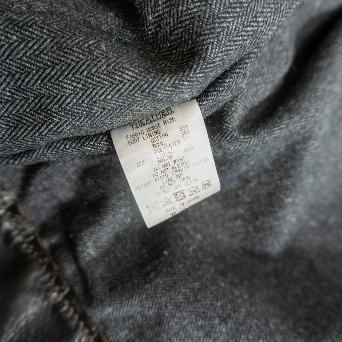 WAIPER Y'2 Leather Horsehide WWII T-Back Jacket Size 48