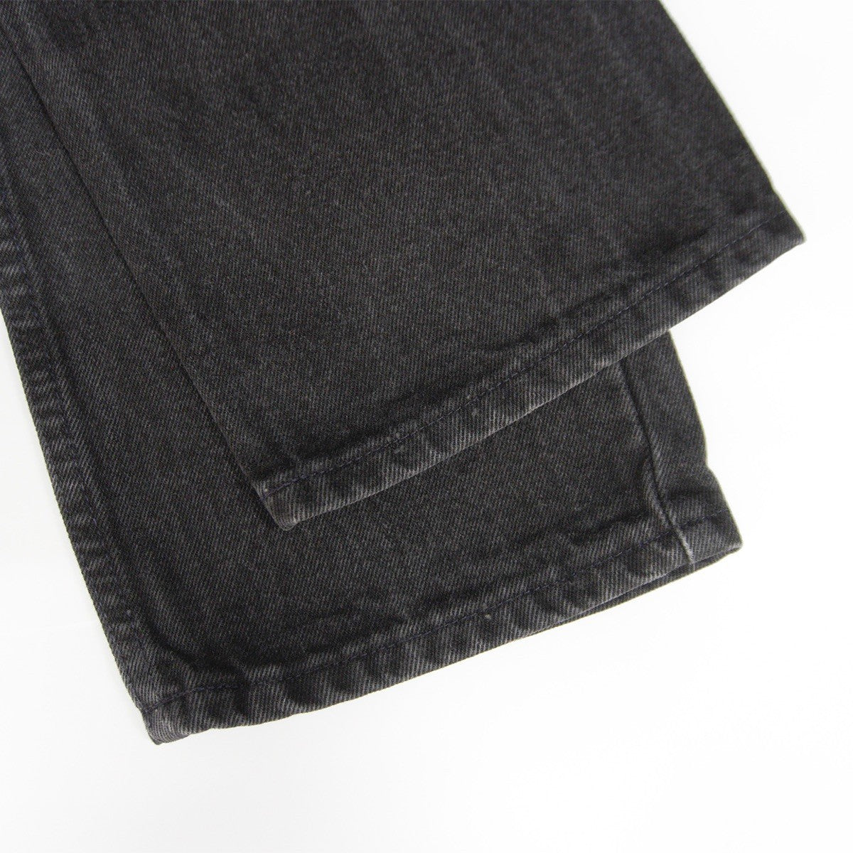 LEVI'S 505 USA Made Overdyed Black Denim Jeans Size 33×30