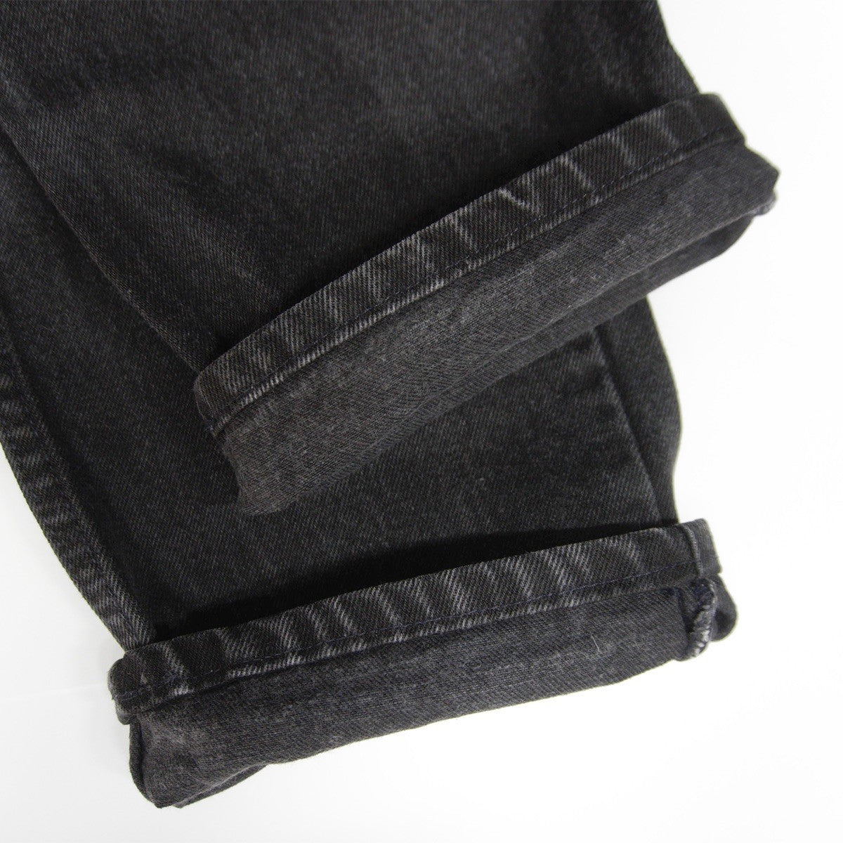 LEVI'S 505 USA Made Overdyed Black Denim Jeans Size 33×30