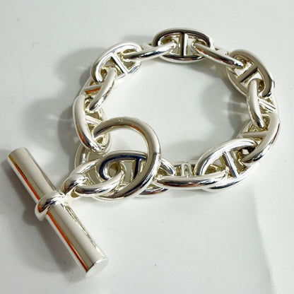 HERMES Chaine d'Ancre GM 12-Link Silver Bracelet
