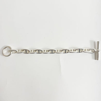 HERMES Chaine d'Ancre GM 12-Link Silver Bracelet