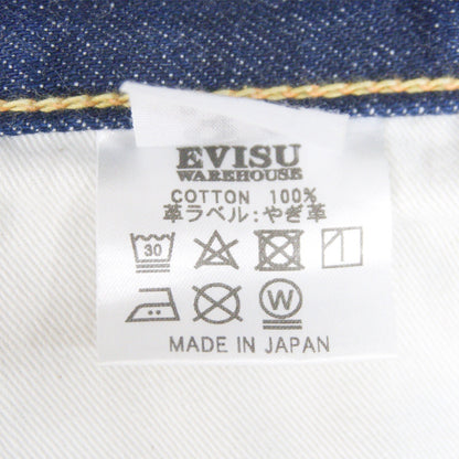 EVISU x WAREHOUSE LOT.9002 Dark Indigo Jeans Size 34