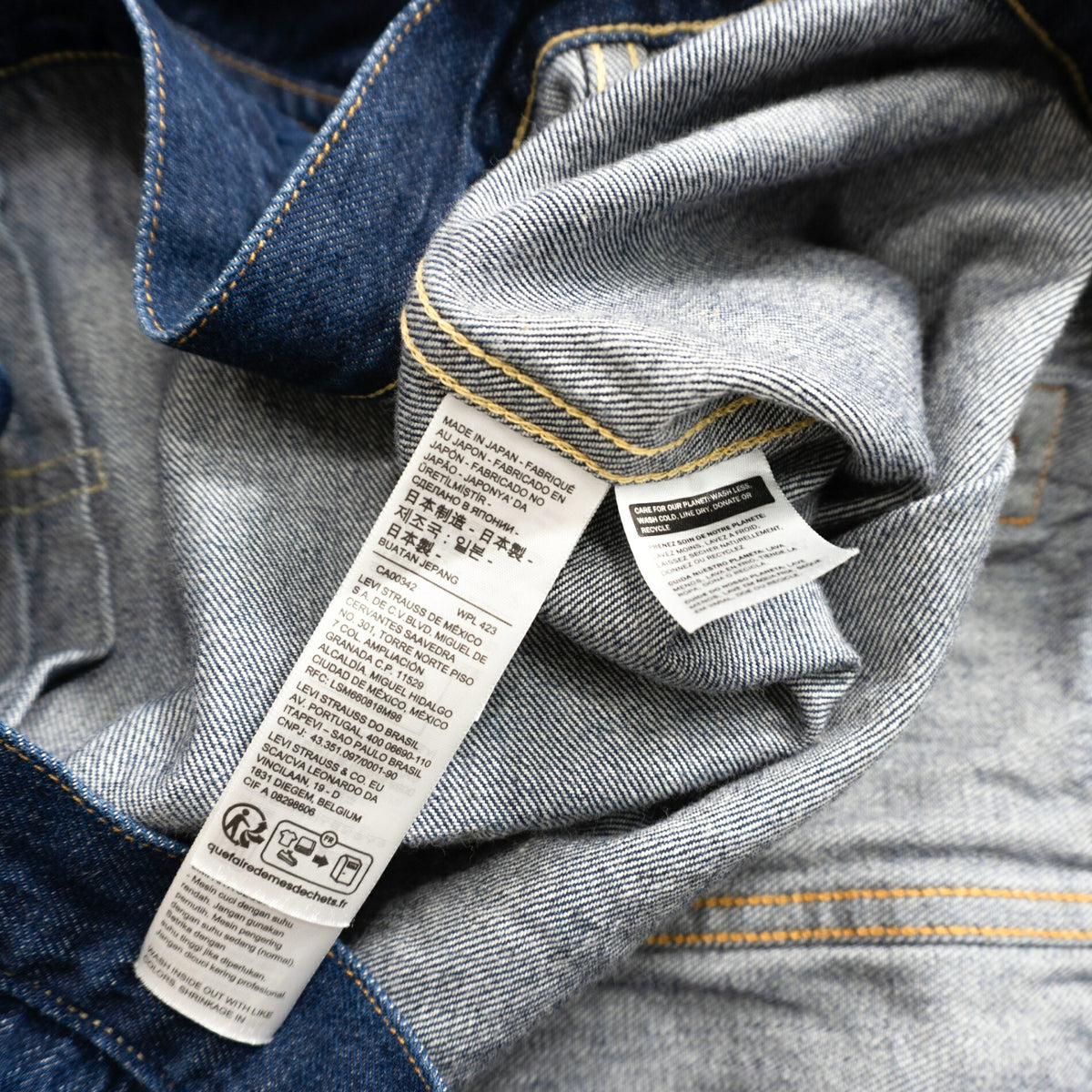 LEVI'S VINTAGE CLOTHING WAIPER 506XX Denim Jacket Size 48/T