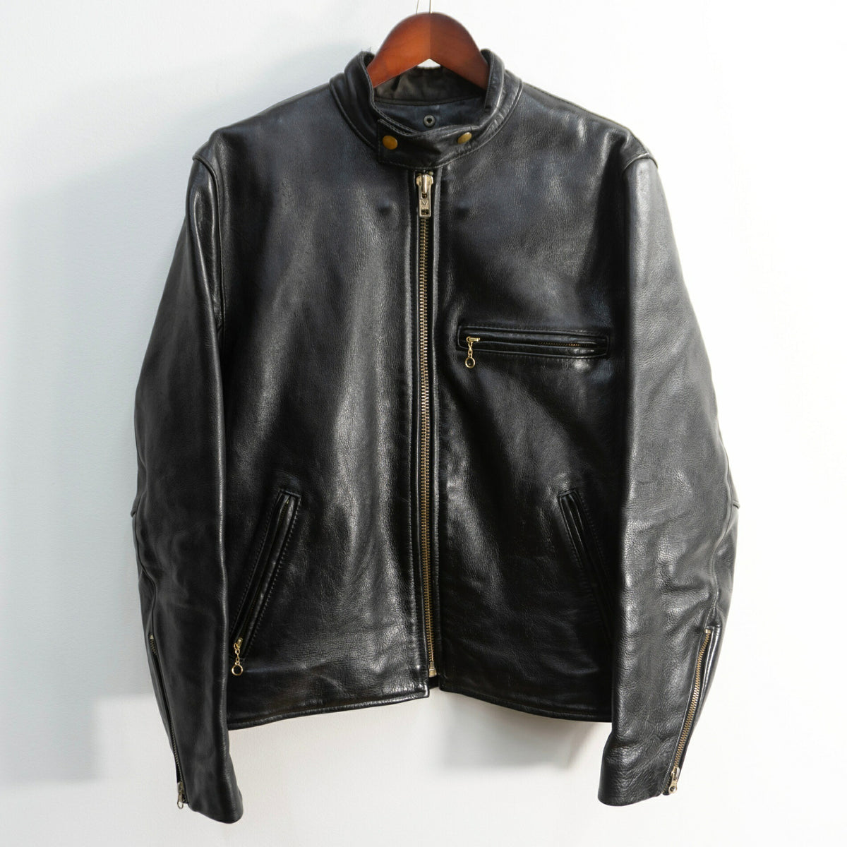 VANSON Model B Single Rider's Leather USA Made Size 44