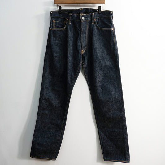 EVISU Dark Indigo Lot 2000 Seagull Denim Jeans Size 33×32
