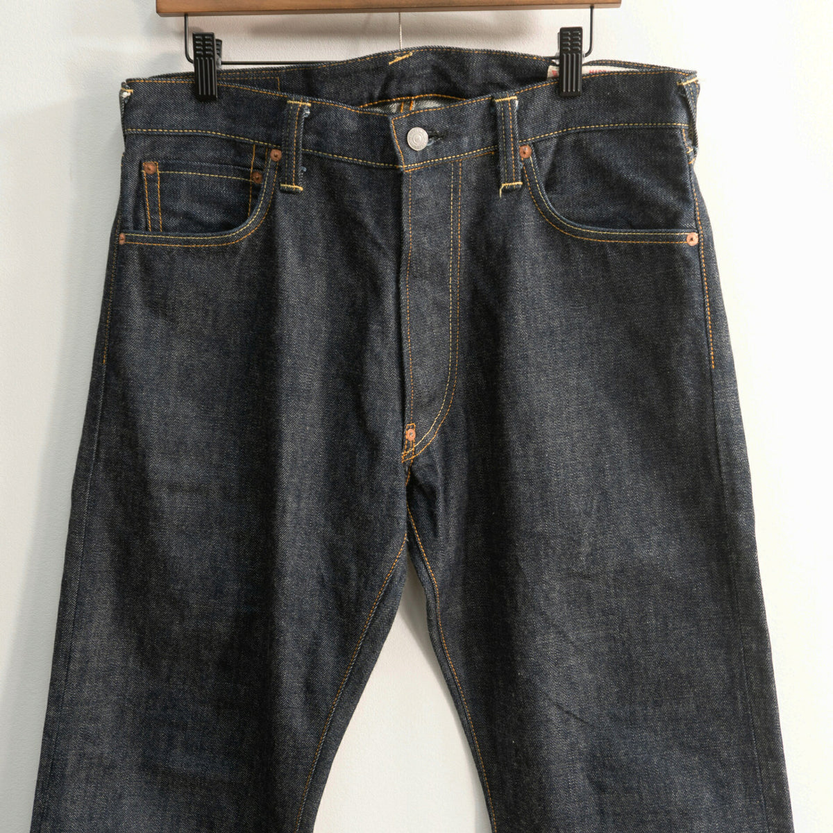 EVISU Dark Indigo Lot 2000 Seagull Denim Jeans Size 33×32