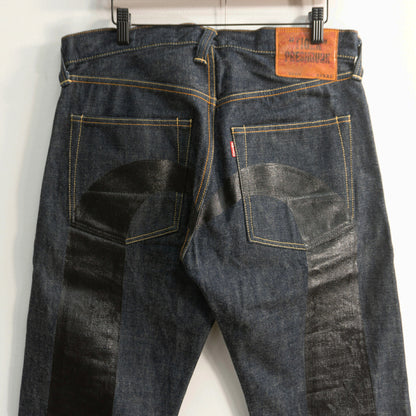 EVISU Dark Indigo Lot 2000 Seagull Denim Jeans Size 33×32