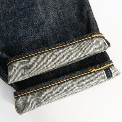 EVISU Dark Indigo Lot 2000 Seagull Denim Jeans Size 33×32