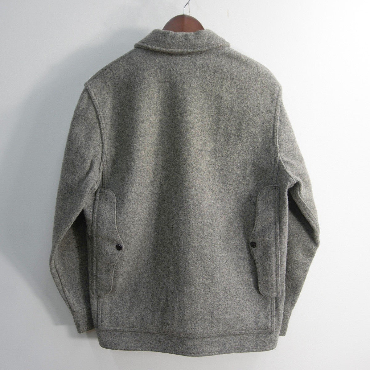 FILSON Mackinaw Wool Cruiser Jacket Gray Size 38