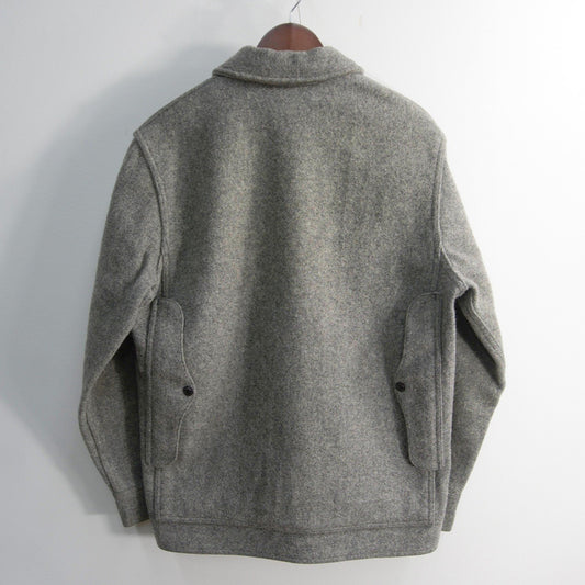 FILSON Mackinaw Wool Cruiser Jacket Gray Size 38