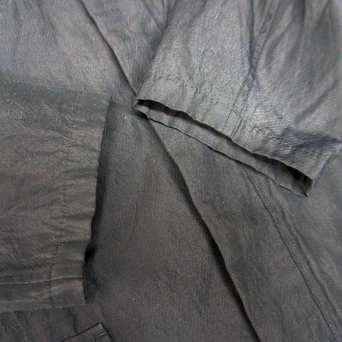 Y's for men x L YOHJI YAMAMOTO Hooded Acetate Linen Long Coat Size L