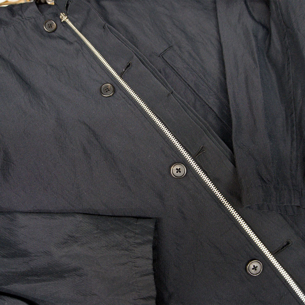 Y's for men x L YOHJI YAMAMOTO Hooded Acetate Linen Long Coat Size L
